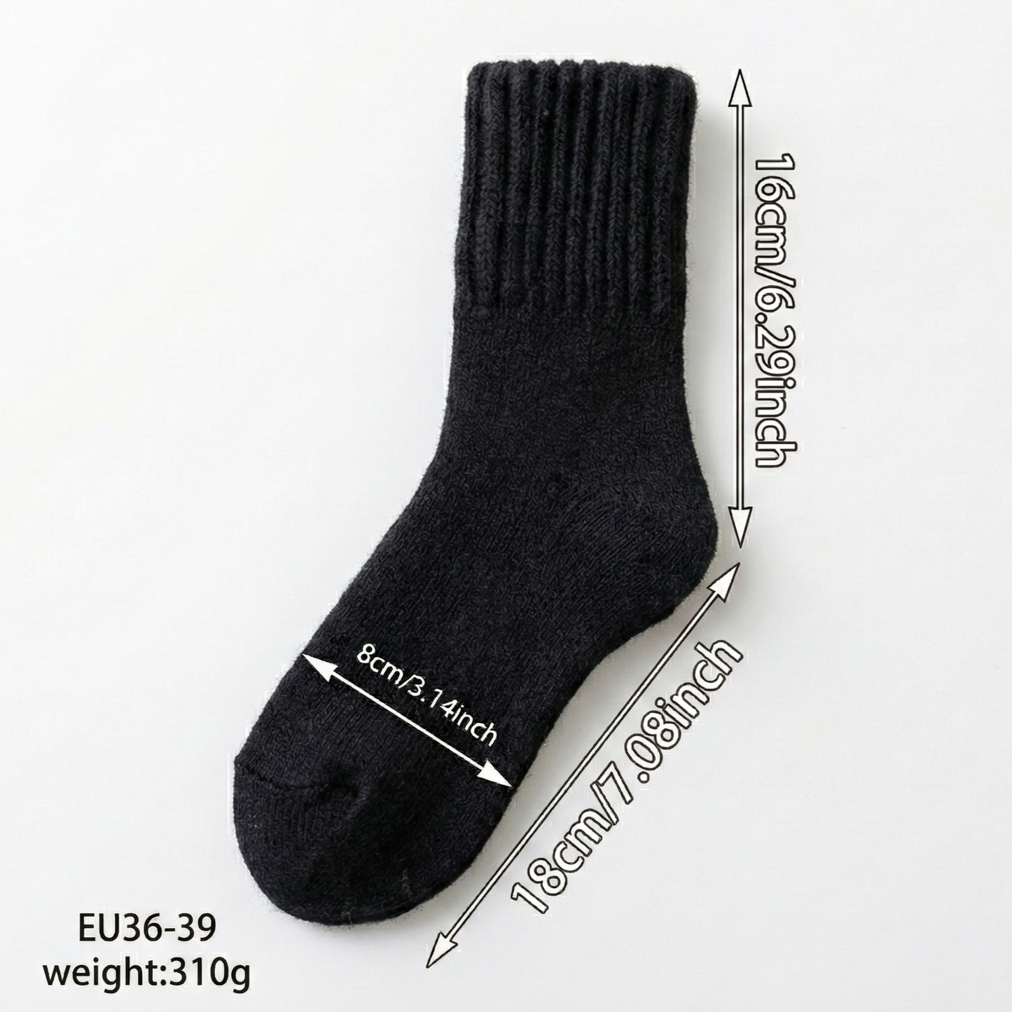Warm Socks for Women – Cozy Mid-Calf Winter Gift Set ❄️