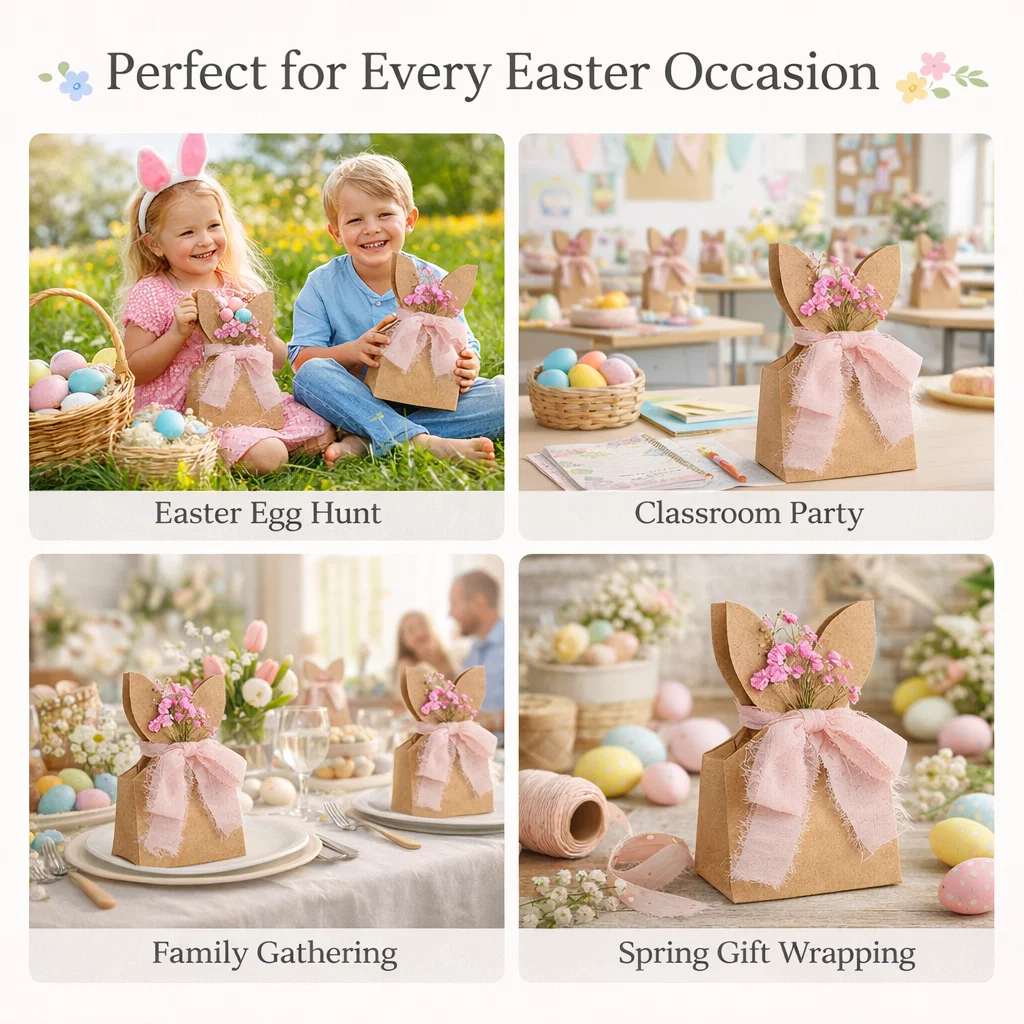 🐇Easter Day Flash Sale🐇 Boho Bunny Easter Goodie Bags Set