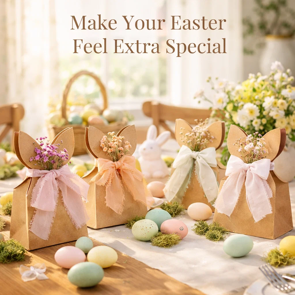 🐇Easter Day Flash Sale🐇 Boho Bunny Easter Goodie Bags Set
