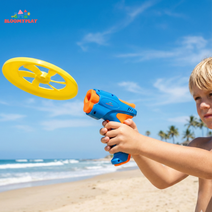 Kids Handheld Flying Spinner Launcher