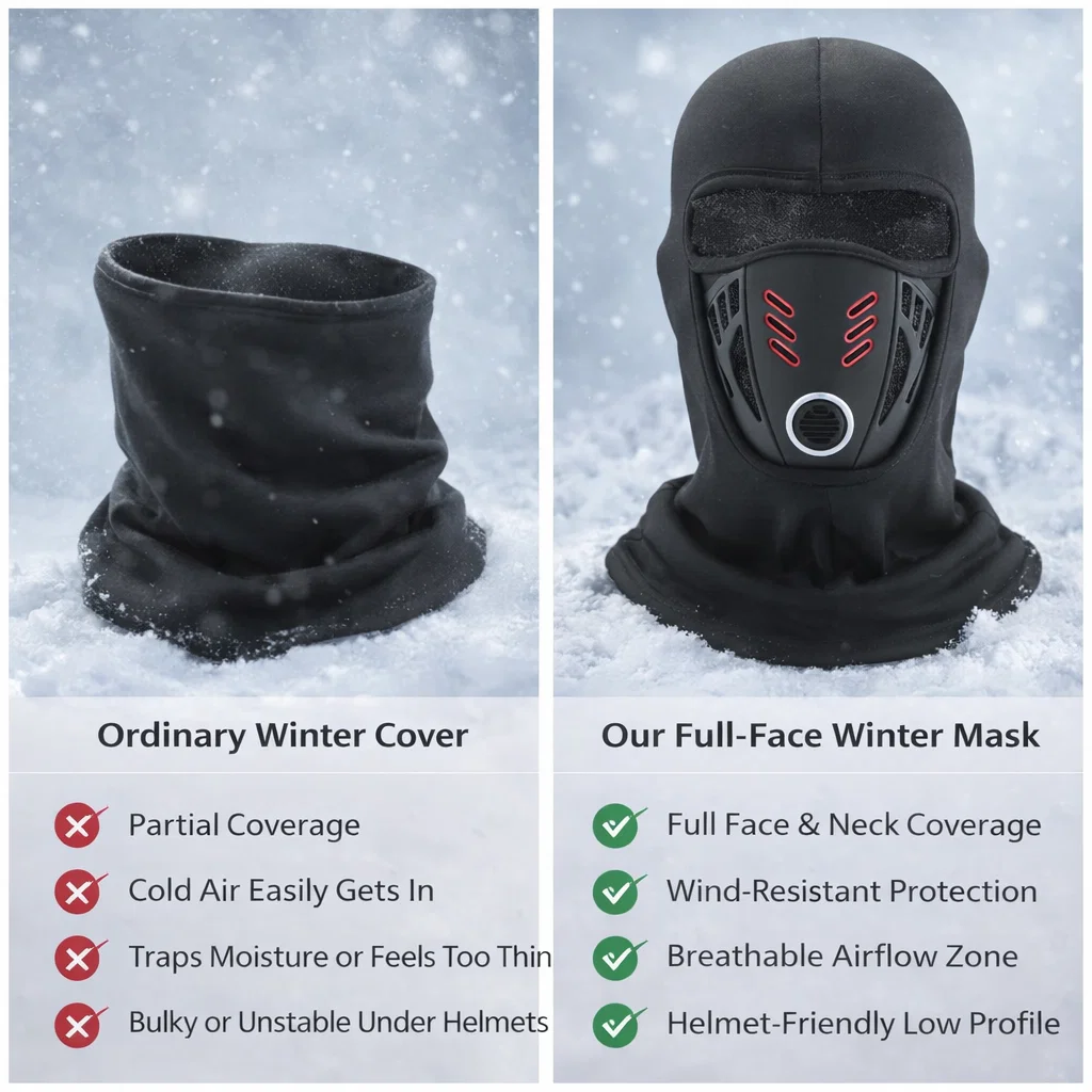 💗Valentine's Day Sales💗Balaclava Ski Face Mask Winter Windproof Warm Mask 3D Design Breathable Bandana