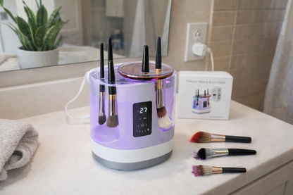 💗3-in-1 Electric Makeup Brush Cleaner 💗& Dryer – Automatic Deep Cleaning, USB Portable for All Makeup Brushes & Sponges