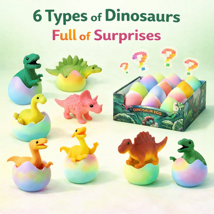 🦖Easter Day Flash Sale🦖 Magic Hatching Dinosaur Eggs | 6-Pack Surprise Kit