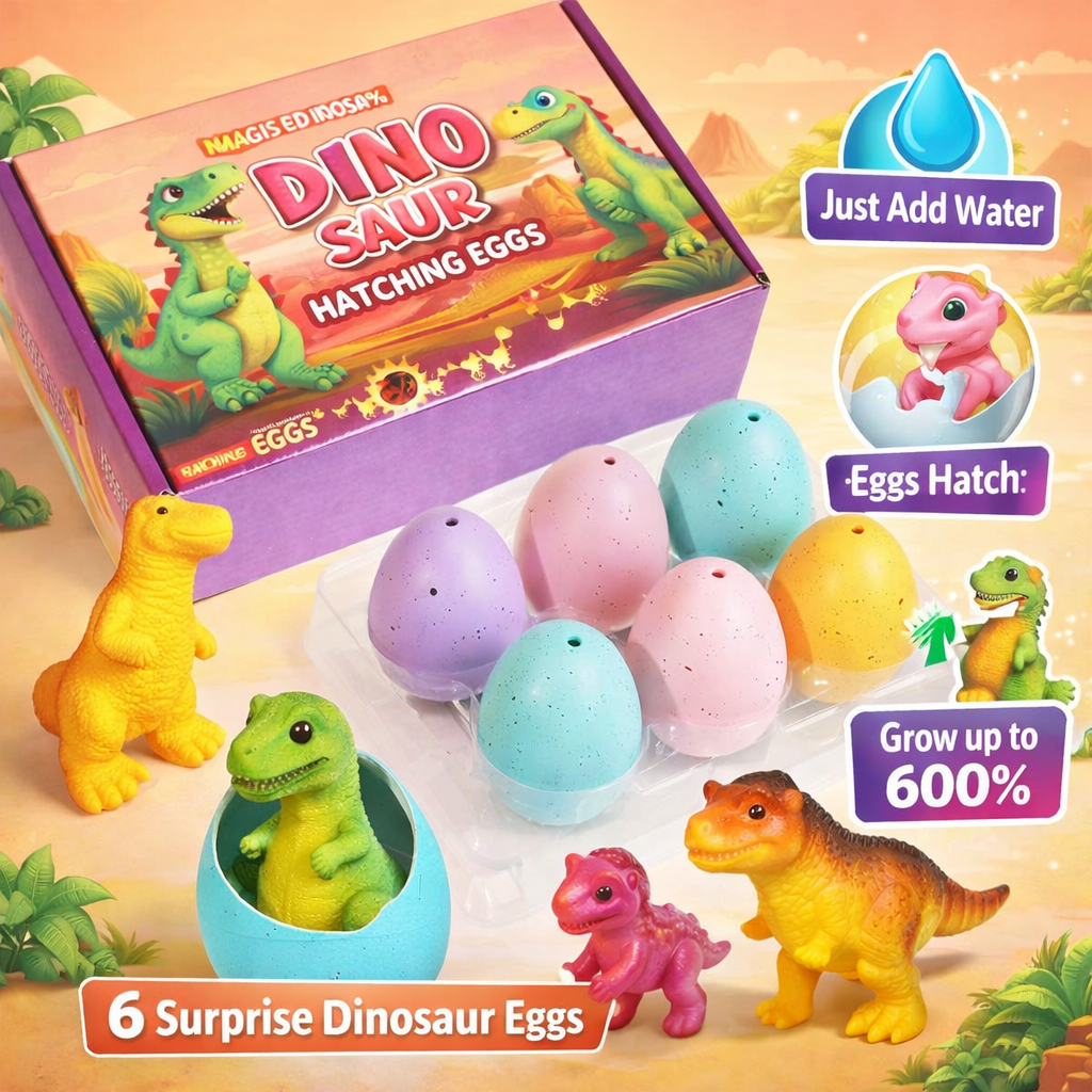 🌈 Unicorn + Dinosaur Bundle (12pcs)