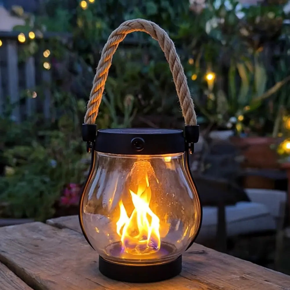 💗Valentine's Day Sale 49% OFF💗 Kaliiqo™ – Flickering Flame Solar Lantern Outdoor Lights