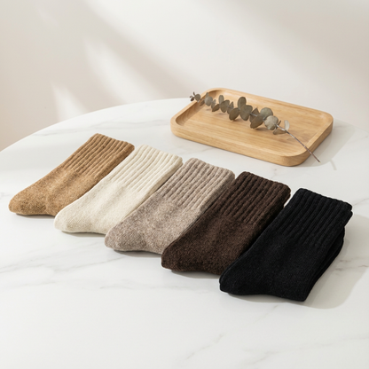 Warm Socks for Women – Cozy Mid-Calf Winter Gift Set ❄️