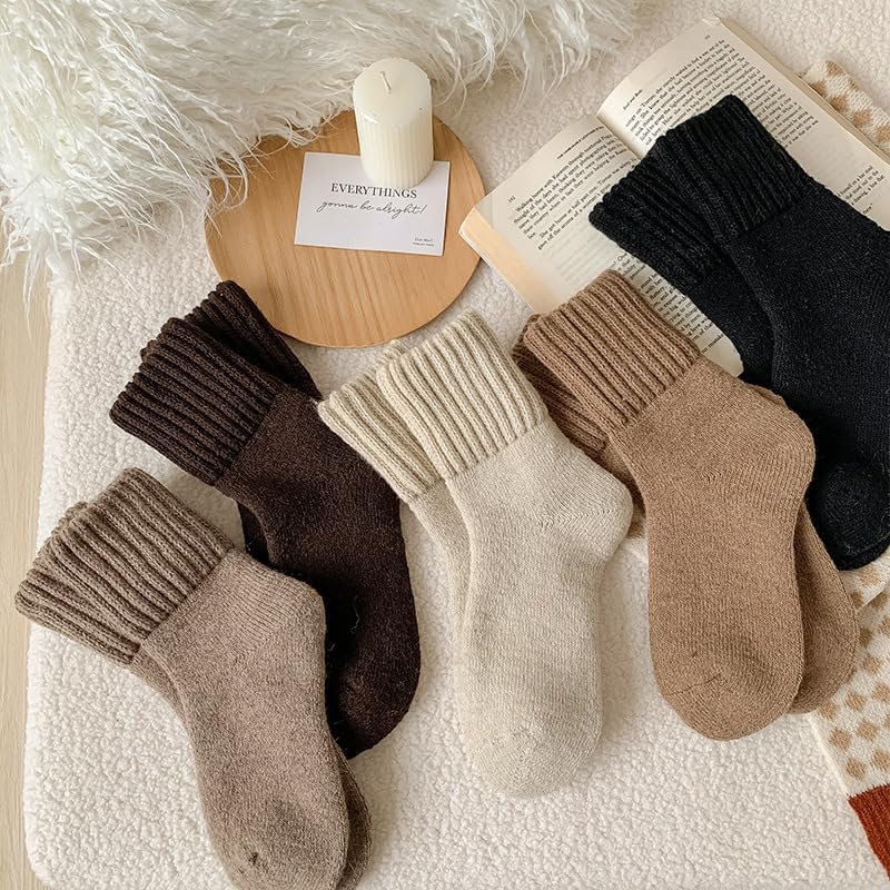 Warm Socks for Women – Cozy Mid-Calf Winter Gift Set ❄️