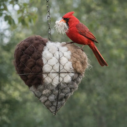 💗Valentine's Day Sale 49% OFF💗 Handmade Alpaca Fiber Bird Nesting Heart🕊️