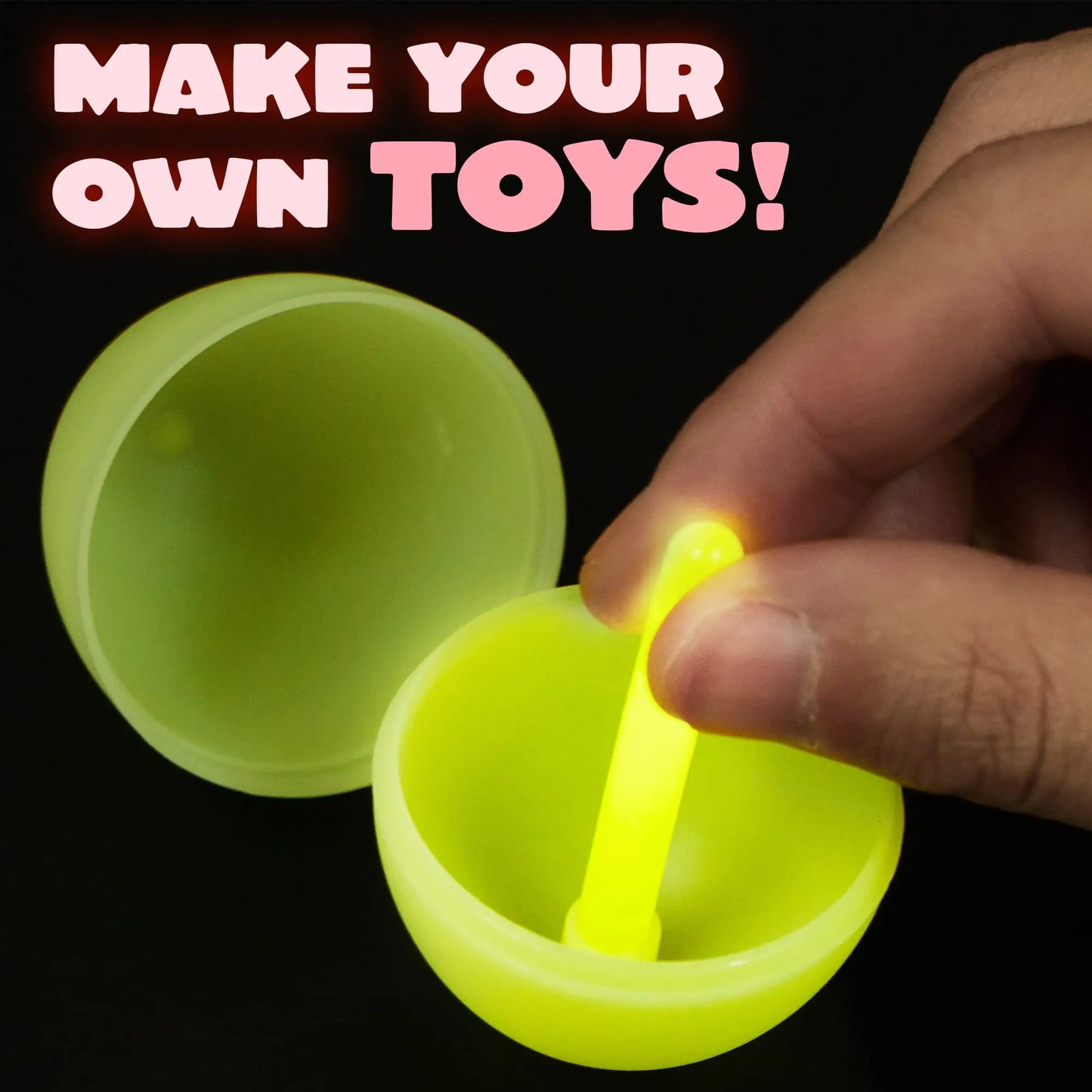 🎉 Easter Glow Eggs with Glow Sticks 🥚– Glow-in-the-Dark Hunt Party Set for Kids