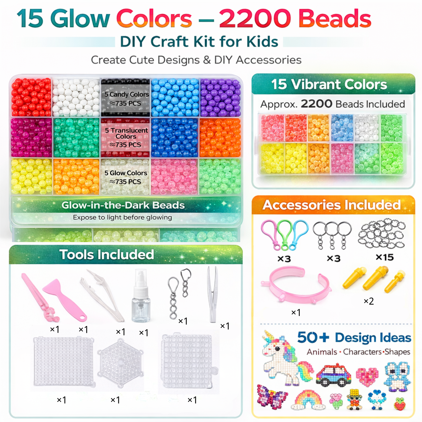 DIY Magic Beads Craft Set