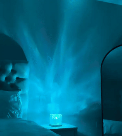 Ocean Aurora Lamp with Remote – 16 Ocean Wave Colors Lamp