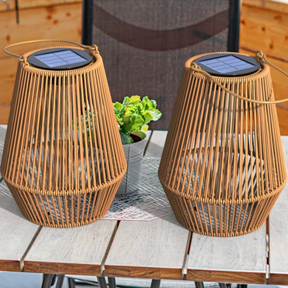 🎄 Christmas Sale 49% OFF 🎄 Kaliiqo™ Solar Radiant Rattan Glow Lantern