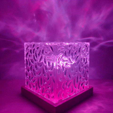 Ocean Aurora Lamp with Remote – 16 Ocean Wave Colors Lamp