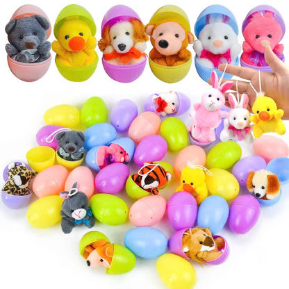 🐇Easter Eggs Filled with Plush Friends - 12/24/36 Pcs